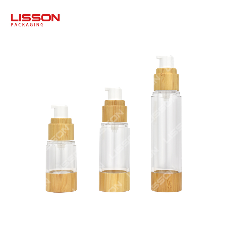 Stellen Sie 15 ml, 30 ml und 50 ml leere Airless-Flaschen bereit