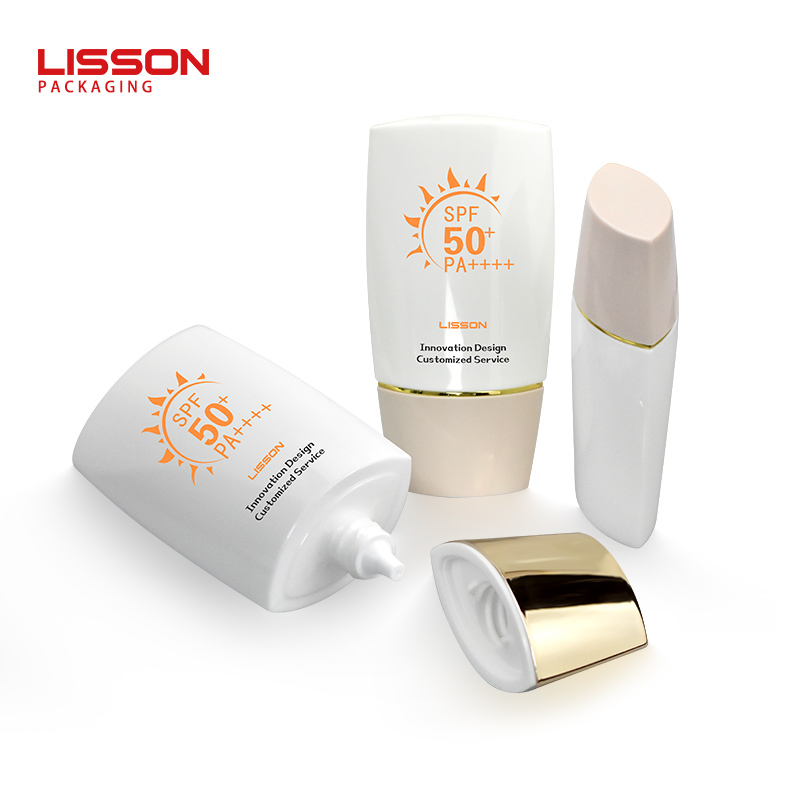 30 ml, 50 ml, 60 ml, klare EOVH-Schicht-HDPE-Kunststoff-Cremeflasche für Hände und Sonnenschutz