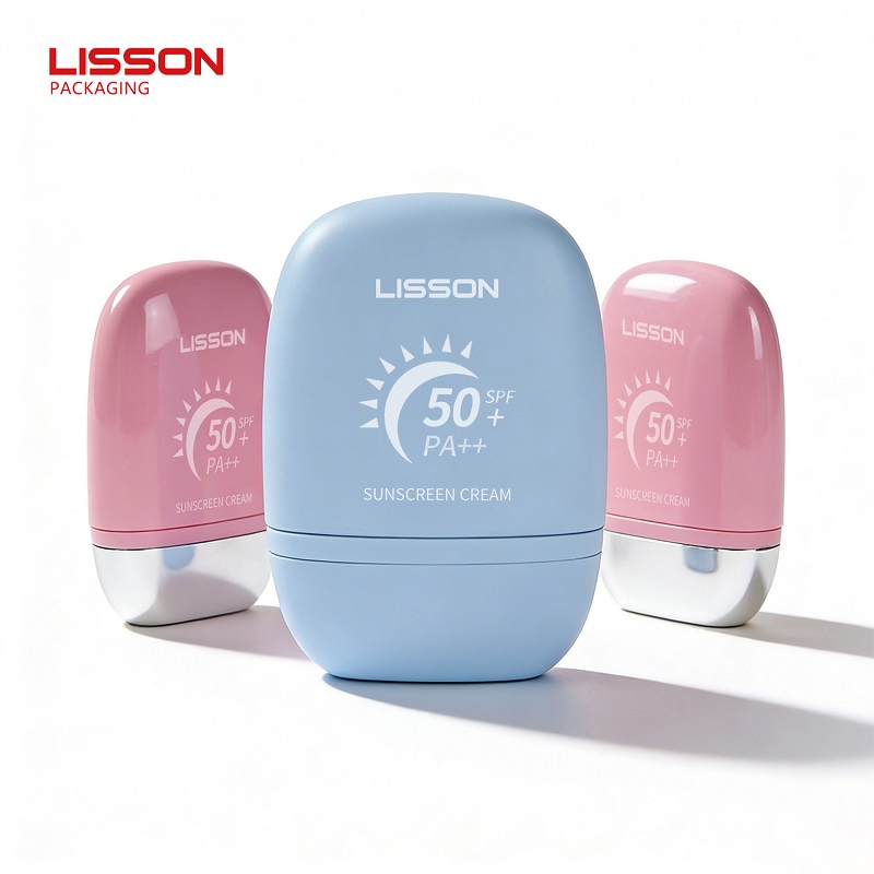 Flat Sunscreen Packaging Bottle