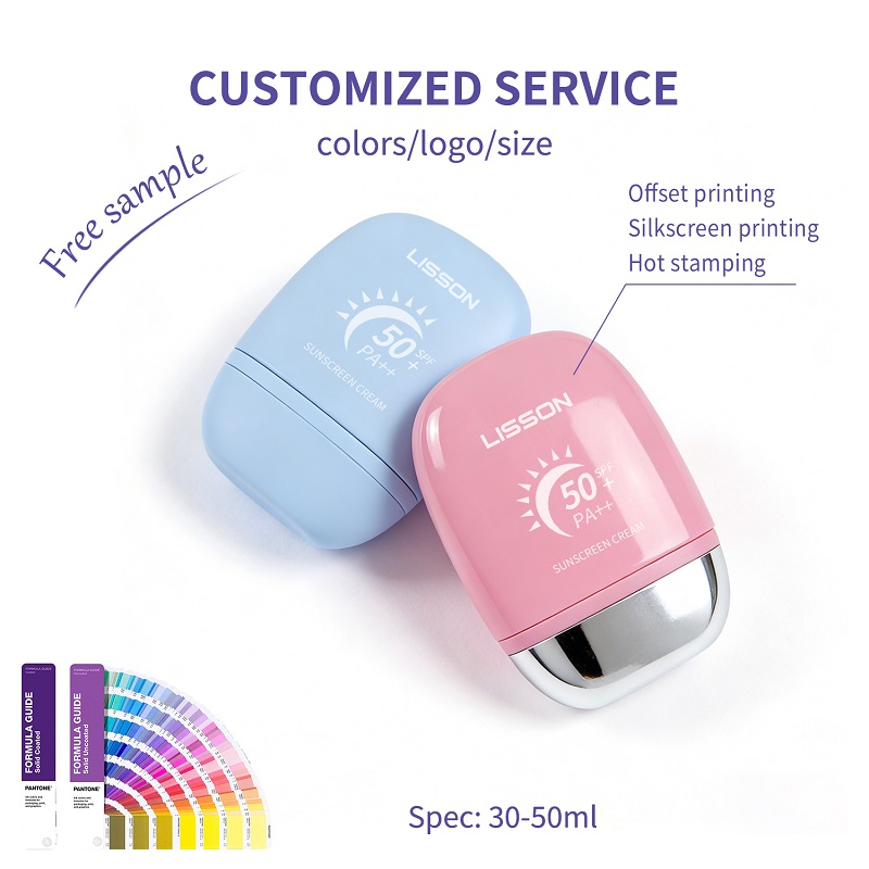 Flat Sunscreen Packaging Bottle Flat Sunscreen Packaging Bottle