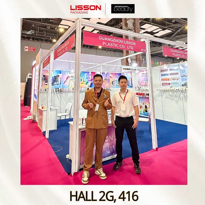 Lisson-Plastikflaschen auf der Delhi Beauty Show 2026